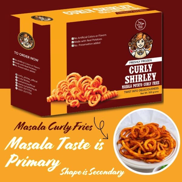 Masala Curley fries