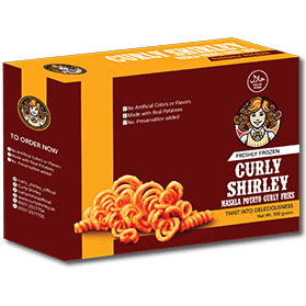 Masala Curley fries